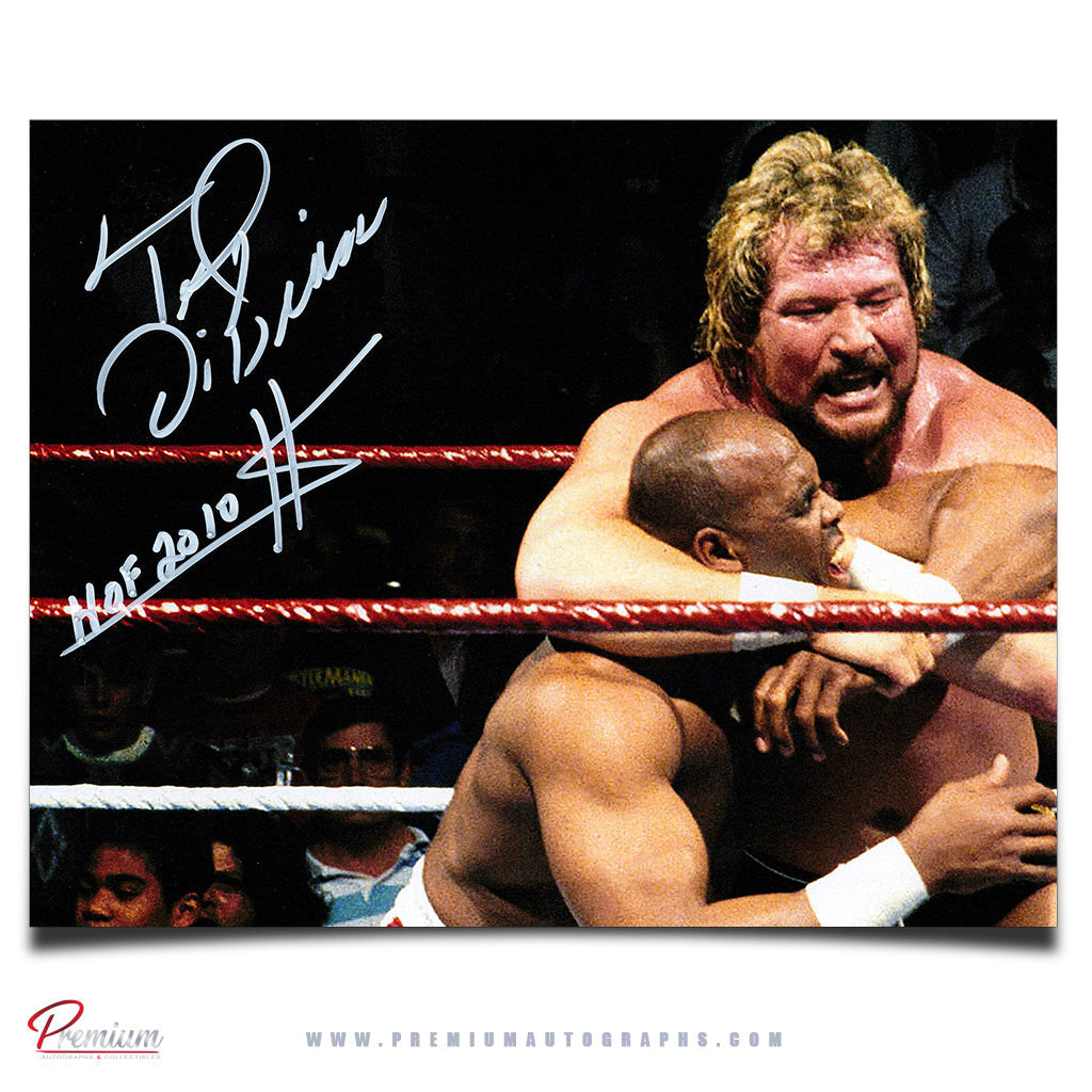 Ted DiBiase "Million Dollar Man" WWE Signed 8x10 w/ HOF 2010 Inscription