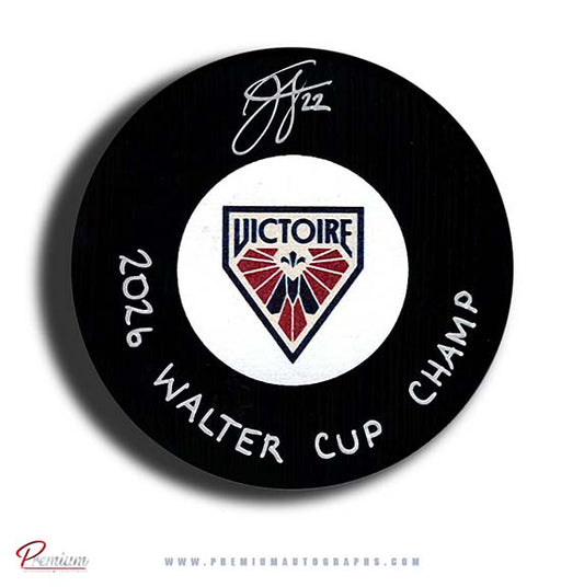 Jessica DiGirolamo Montreal Victoire PWHL Autographed Puck with 2026 Walter Cup Champion Inscription