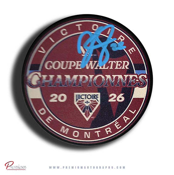 Jessica DiGirolamo Montreal Victoire PWHL Autographed 2026 Walter Cup Champions Puck