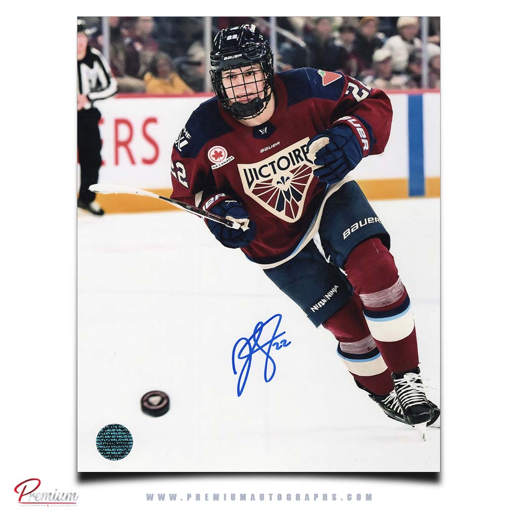 Jessica DiGirolamo Montreal Victoire PWHL Autographed 8x10 Photograph on the Attack