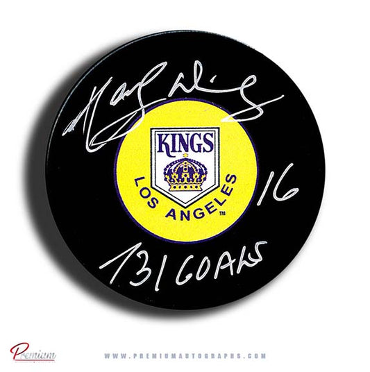 Marcel Dionne Los Angeles Kings Autographed Puck w/ 731 Goals Inscription