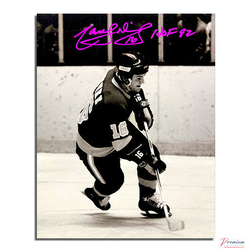 Marcel Dionne Los Angeles Kings Signed 8x10 Photograph /w HOF 92 Inscription