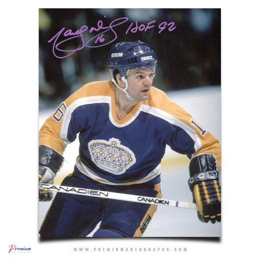 Marcel Dionne Los Angeles Kings Signed 8x10 Photograph w/ HOF Inscription