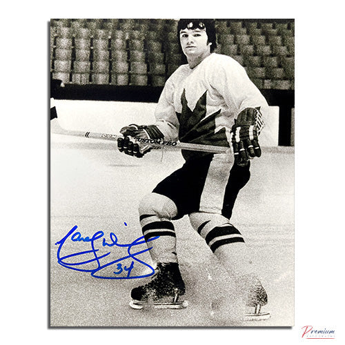 Marcel Dionne Team Canada Signed 8x10 Photograph Snow Spray Portrait