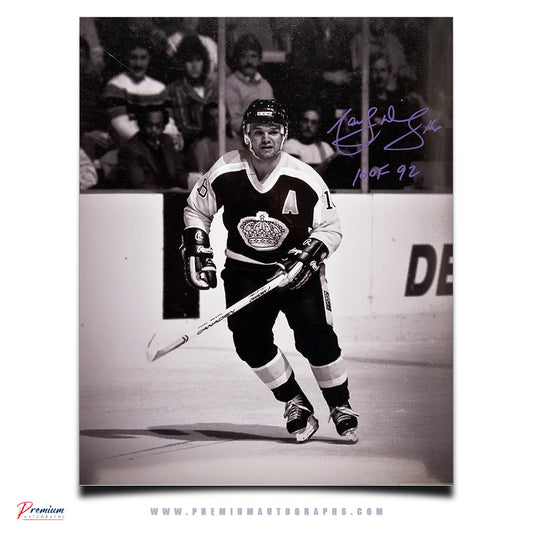 Marcel Dionne Los Angeles Kings Signed 16x20 Photograph Intense w/ HOF 92 Inscription
