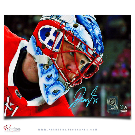 Jakub Dobes Montreal Canadiens Autographed 8x10 Photograph Close Up