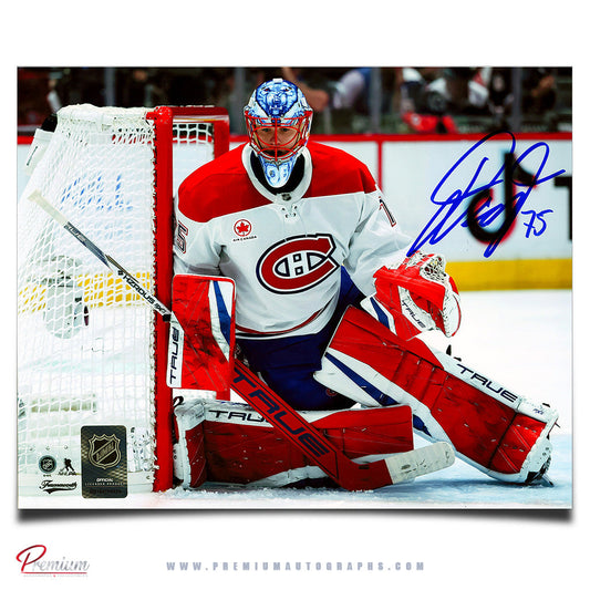 Jakub Dobes Montreal Canadiens Autographed 8x10 Photograph Against the Post Home