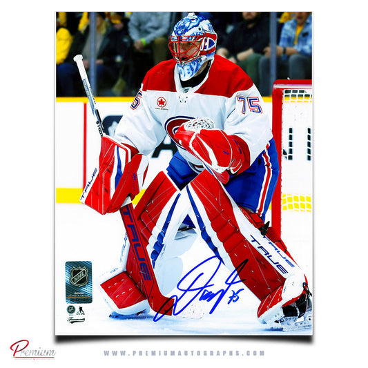 Jakub Dobes Montreal Canadiens Autographed 8x10 Photograph In Position