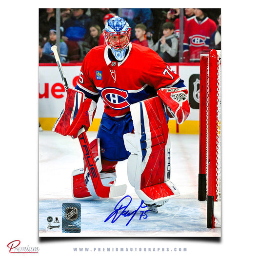 Jakub Dobes Montreal Canadiens Autographed 8x10 Photograph Focused