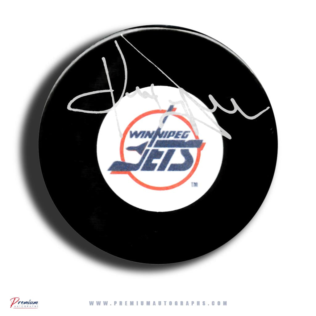 Kris Draper Winnipeg Jets Signed Puck