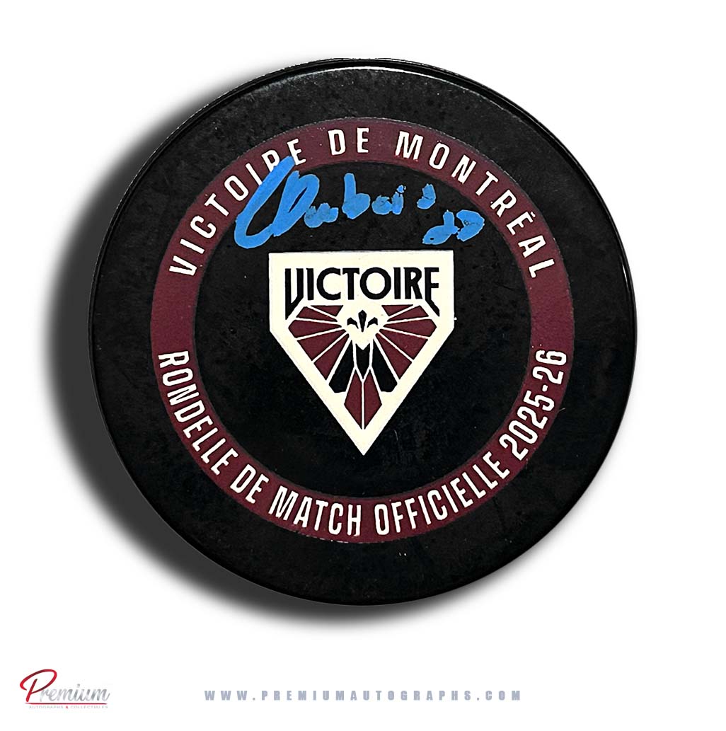 Catherine Dubois Autographed Montreal Victoire 2025-26 Offical Game Puck
