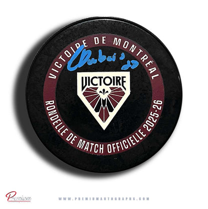 Catherine Dubois Autographed Montreal Victoire 2025-26 Offical Game Puck