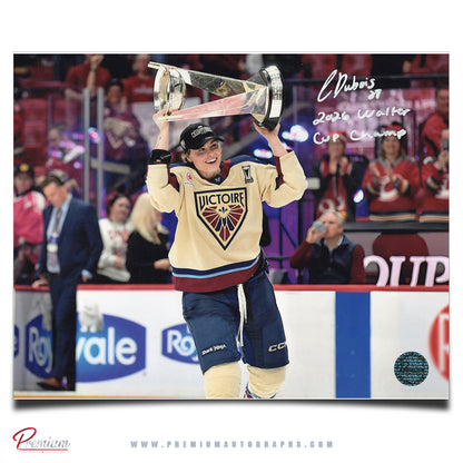 Catherine Dubois Montreal Victoire Autographed 8x10 Photograph 2026 Walter Cup Champs Inscription