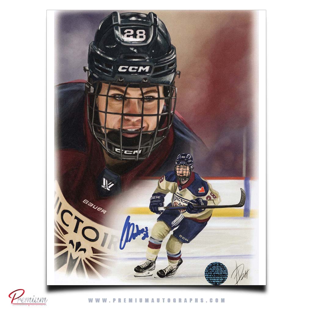 Catherine Dubois Montreal Victoire PWHL Autographed 8x10 Alex Douglas Print