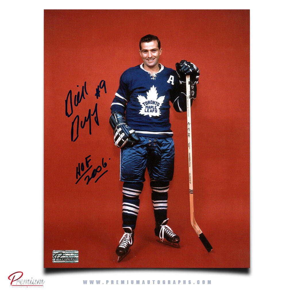 Dick Duff Toronto Maple Leafs Autographed 8x10 Photograph Portrait