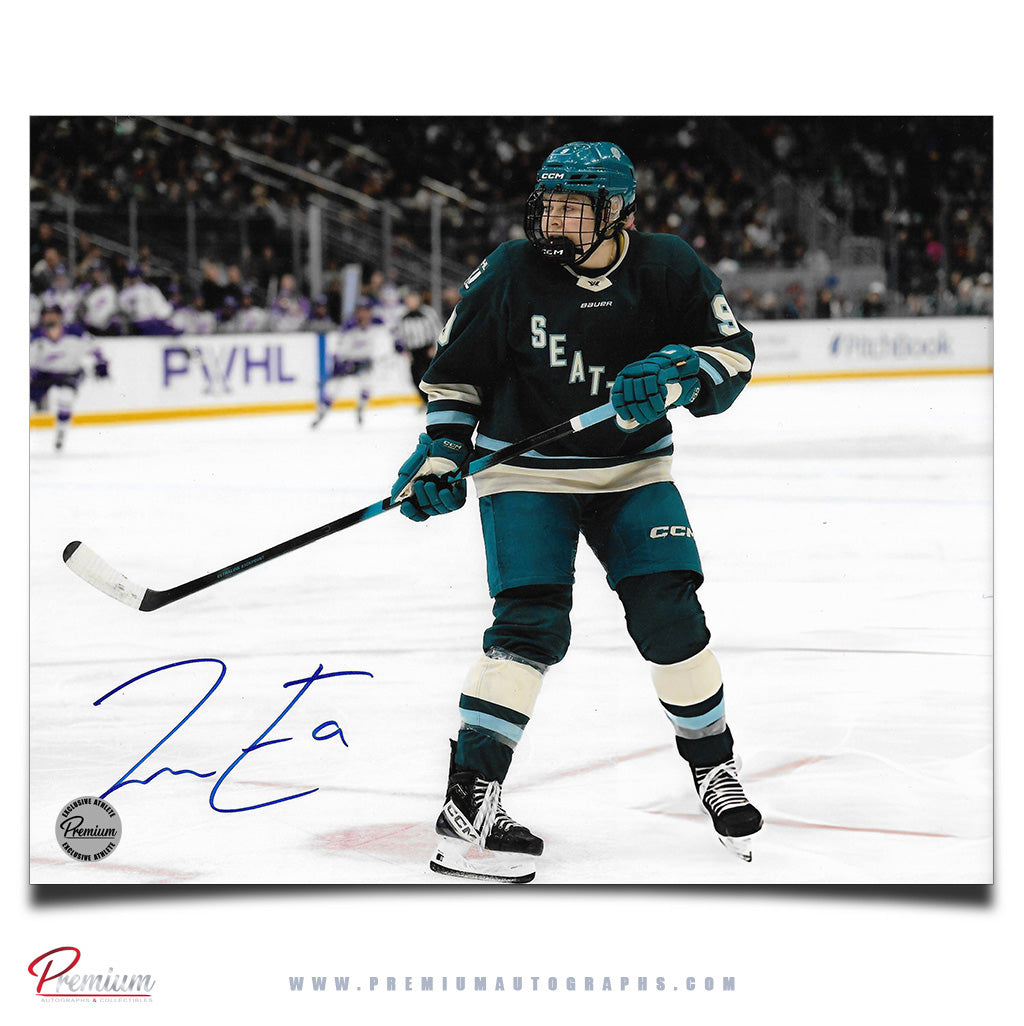 Jessie Eldridge Seattle Torrents PWHL Autographed 8x10 Photograph Faceoff Dot