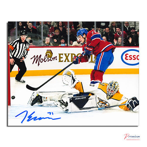 Jake Evans Montreal Canadiens Signed Goal Vs. Predators