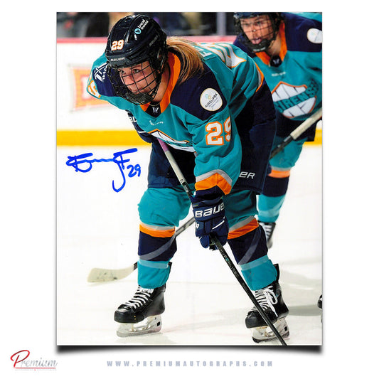 Emmy Fecteau New York Sirens Autographed PWHL 8x10 Photograph Faceoff