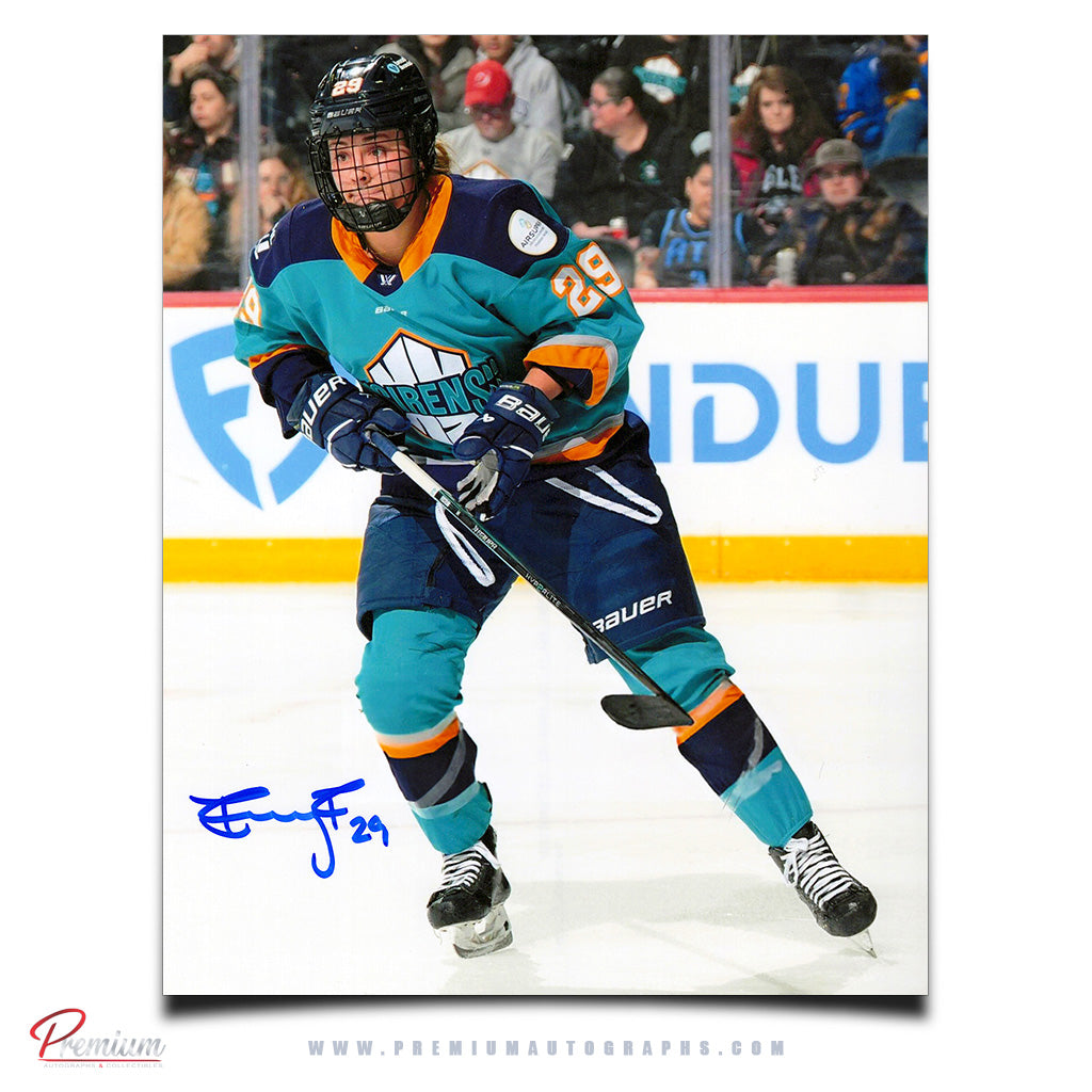 Emmy Fecteau New York Sirens Autographed PWHL 8x10 Photograph Focused