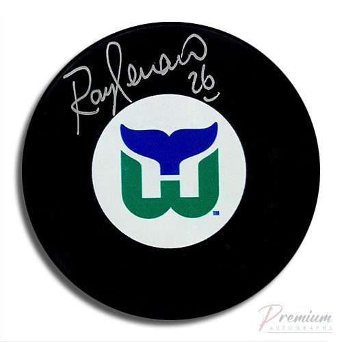 Ray Ferraro Hartford Whalers Signed Puck