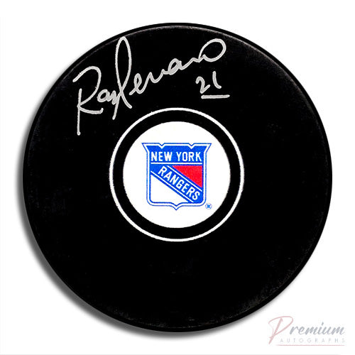 Ray Ferraro New York Rangers Signed Puck