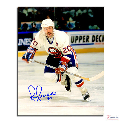 Ray Ferraro New York Islanders Islanders Signed 8x10 Photograph Skating