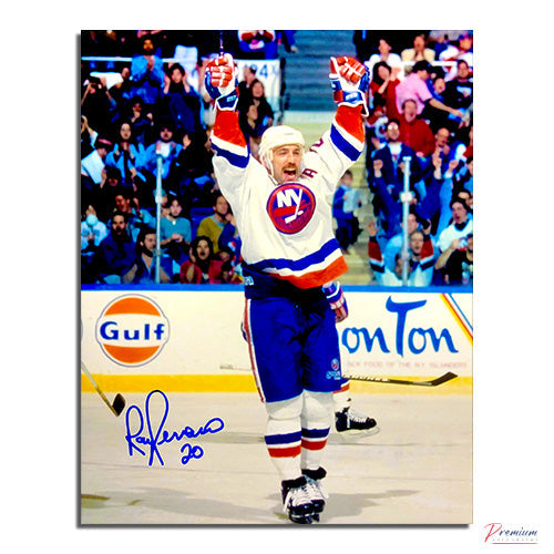 Ray Ferraro New York Islanders Islanders Signed 8x10 Photograph Goal Celebration