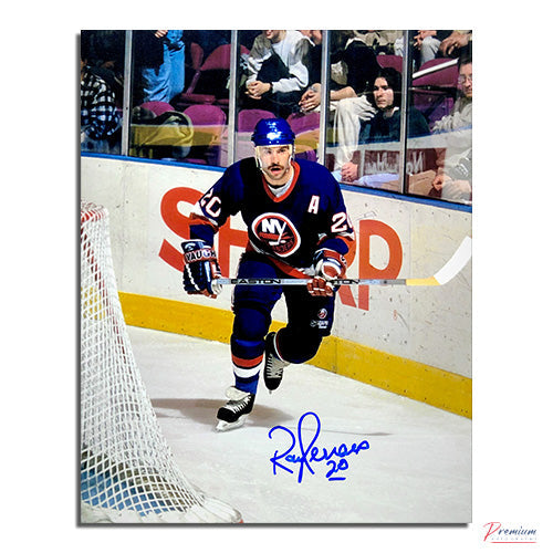 Ray Ferraro New York Islanders Islanders Signed 8x10 Photograph Beind the Net