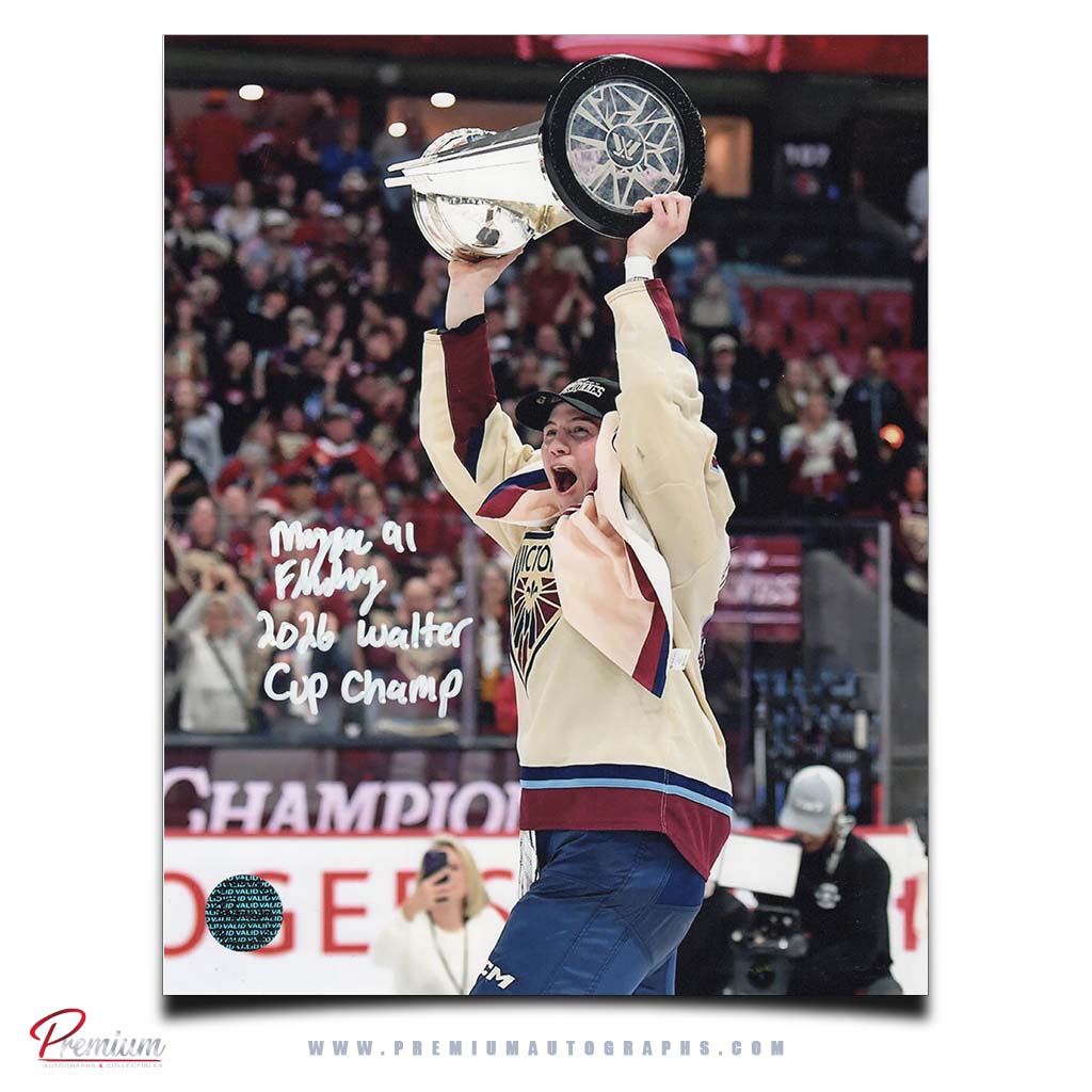 Maggie Flaherty Montreal Victoire PWHL Autographed 8x10 Photograph with 2026 Walter Cup Champion Inscription