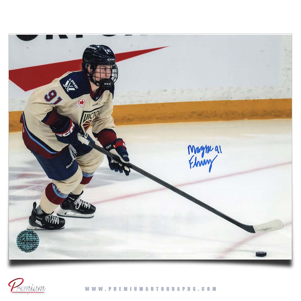 Maggie Flaherty Montreal Victoire PWHL Autographed 8x10 Photograph Defensive Zone