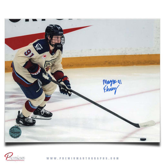 Maggie Flaherty Montreal Victoire PWHL Autographed 8x10 Photograph Defensive Zone