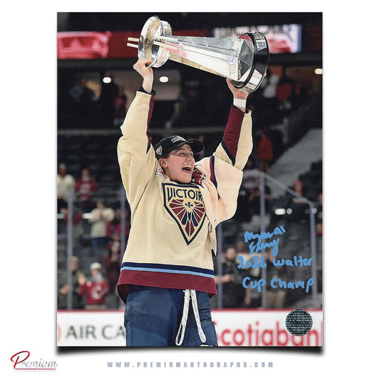 Maggie Flaherty Montreal Victoire PWHL Autographed 8x10 Photograph with 2026 Walter Cup Champion Inscription