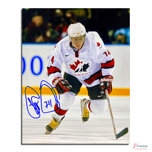 Throen Fleury Team Canada Autographed 8x10 Photograph Close Up
