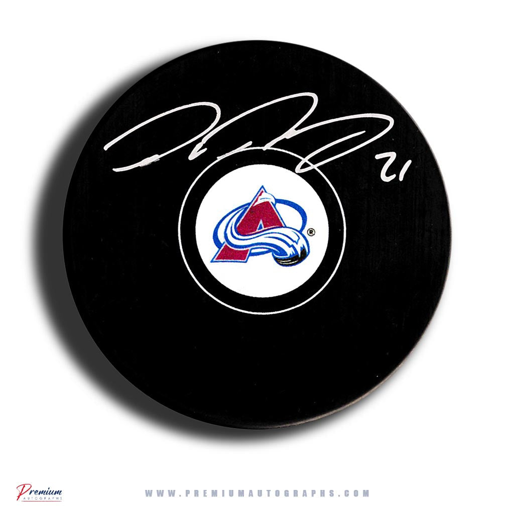 Peter Forsberg Colorado Avalanche Signed Puck