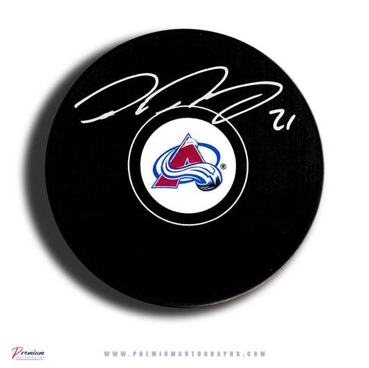 Peter Forsberg Colorado Avalanche Signed Puck