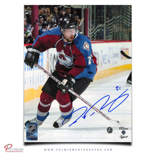 Peter Forsberg Colordo Avalanche Signed 8x10 Photograph On the Rush