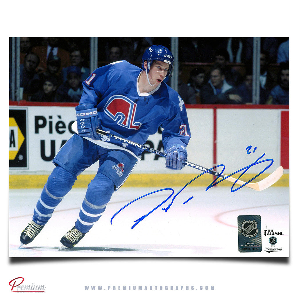 Peter Forsberg Quebec Nordiques Signed 8x10 Photograph Top of the Slot