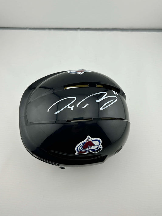 Peter Forsberg Colorado Avalanche Signed Mini Helmet Black