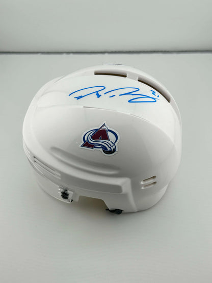 Peter Forsberg Colorado Avalanche Signed Mini Helmet White