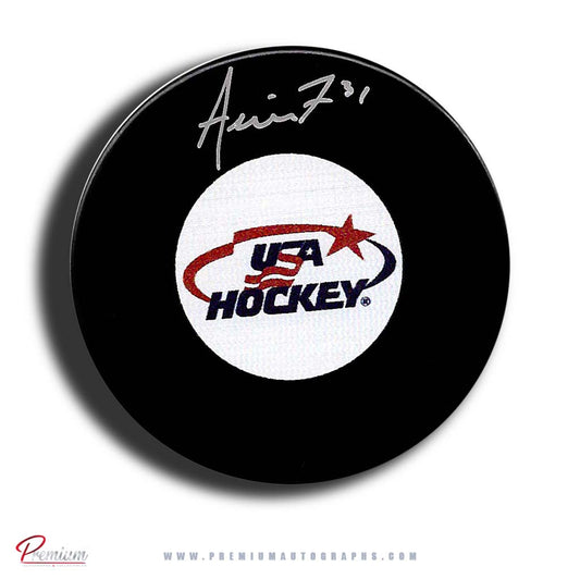 Aerin Frankel Team USA Autographed Puck
