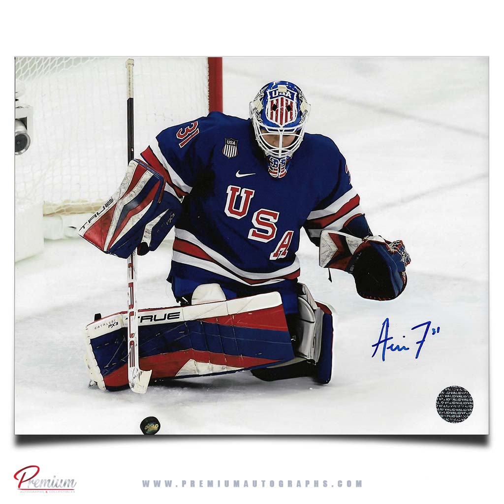 Aerin Frankel Team USA Autographed Olympic 8x10 Photograph Pad Save