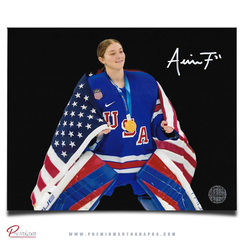 Aerin Frankel Team USA Autographed Olympic 8x10 Photograph Gold Medal