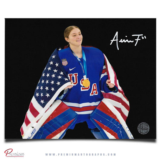 Aerin Frankel Team USA Autographed Olympic 8x10 Photograph Gold Medal