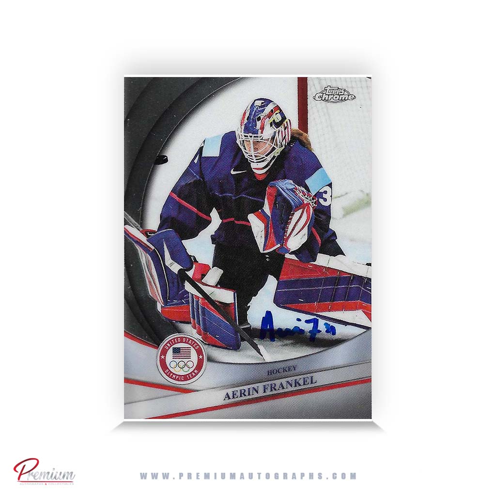 Aerin Frankel Team USA Autographed 2025-26 Topps Chrome #87