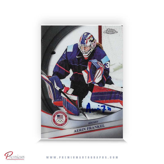 Aerin Frankel Team USA Autographed 2025-26 Topps Chrome #87