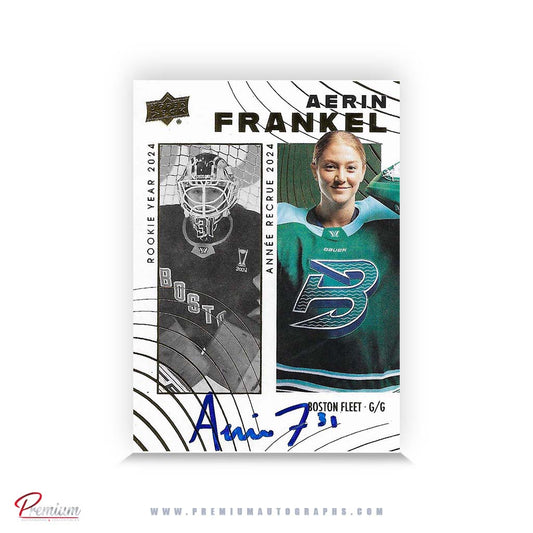 Aerin Frankel Boston Fleet Autographed 2025-26 Upper Deck PWHL Tim Hortons Hockey Card #89