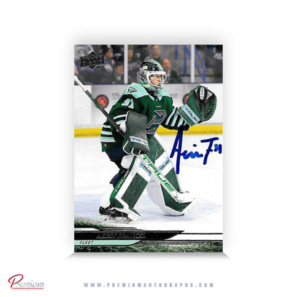 Aerin Frankel Boston Fleet Autographed 2024-25 Upper Deck PWHL Hockey Card #4