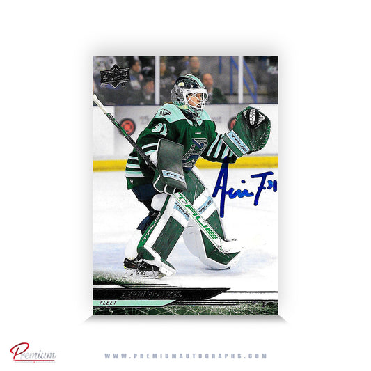 Aerin Frankel Boston Fleet Autographed 2024-25 Upper Deck PWHL Hockey Card #4