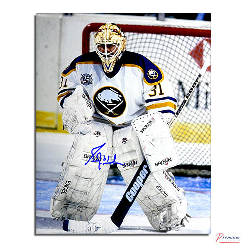 Grant Fuhr Buffalo Sabres Signed 8x10 Photograph Stance