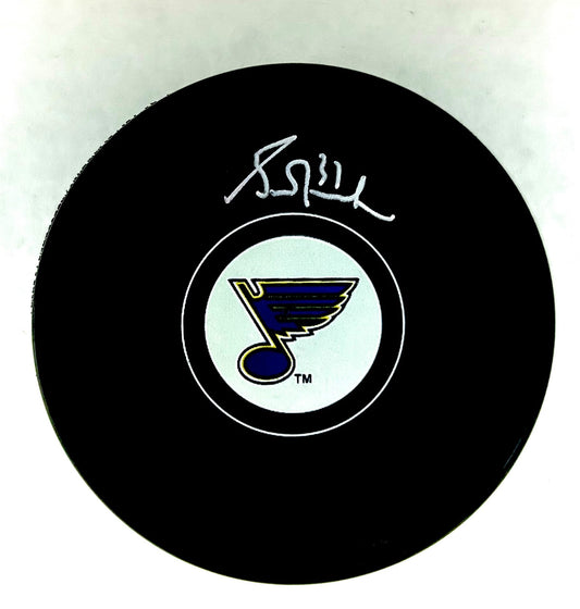 Grant Fuhr St. Louis Blues Signed Puck